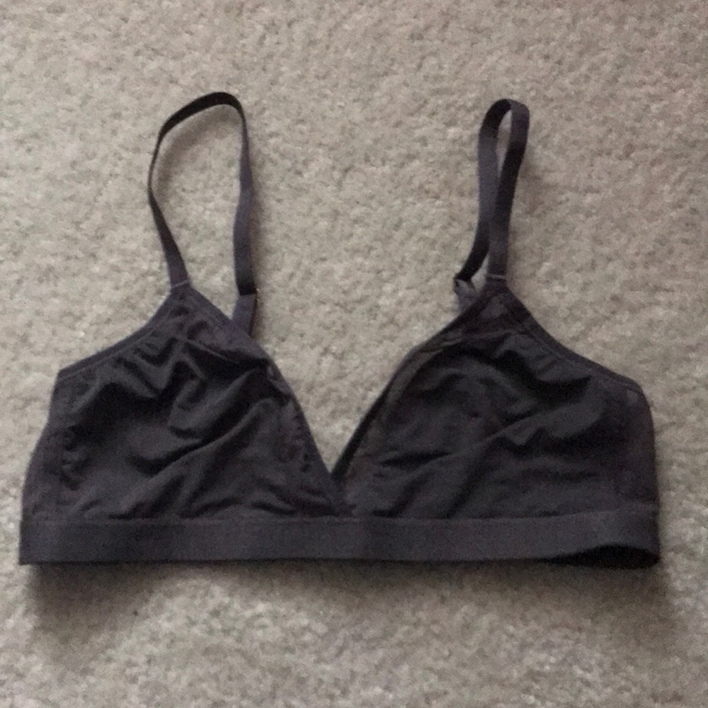 Natori Charcoal Mesh Bralette (S)